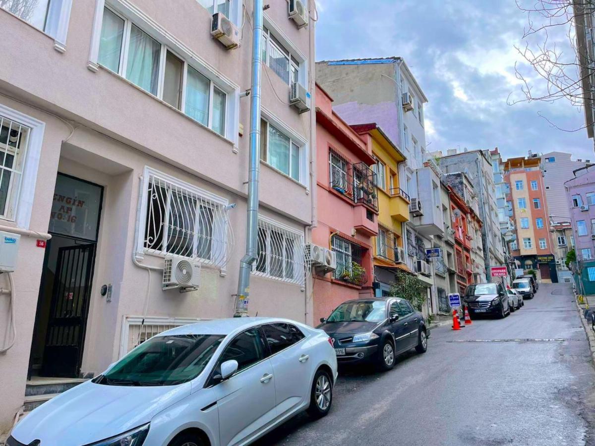 New Modern Flat- By Taksim Square Hotell Istanbul Exteriör bild